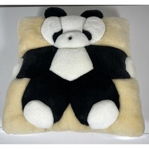 Vintage T.W.I.E Panda Bear Plush Pillow